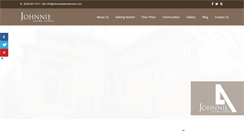 Desktop Screenshot of johnnieadamshomes.com